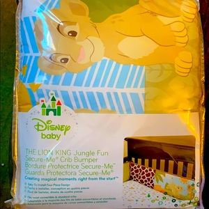 The lion king jungle fun jungle fun crib bumper